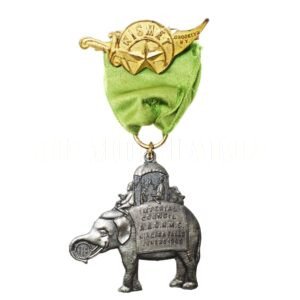 MEDALHA DA A.A.O.N.M.S. SOCIEDADE DA MAÇONARIA AMERICANA – 1905