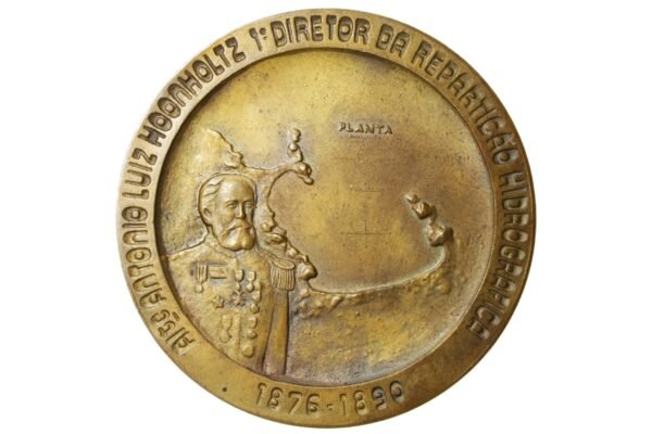 MEDALHA CENTENÁRIO DA DIRETORIA DE HIDROGRAFIA E NAVEGAÇÃO, MARINHA DO BRASIL – 1976