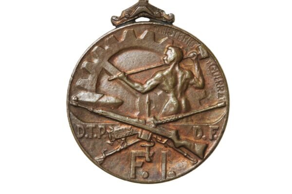 MEDALHA PELOS BONS SERVIÇOS PRESTADOS A FÁBRICA ITAJUBÁ FI – MINISTÉRIO DA GUERRA - Imagem 3