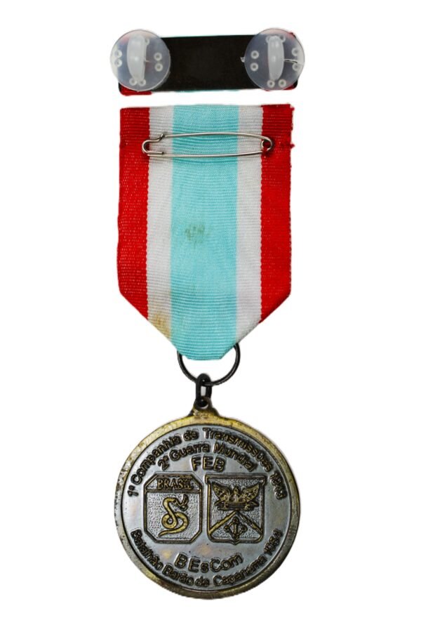 MEDALHA BARÃO DE CAPANEMA – 1ª COMPANHIA DE COMUNICAÇÕES 1945 FEB – BEsCom - Imagem 5