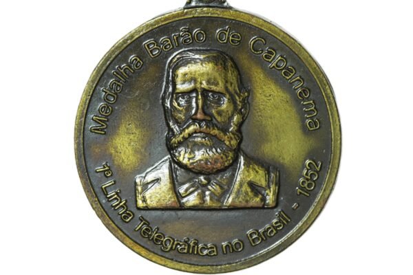 MEDALHA BARÃO DE CAPANEMA – 1ª COMPANHIA DE COMUNICAÇÕES 1945 FEB – BEsCom - Imagem 3