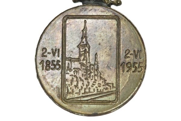 MEDALHA MARECHAL SOUZA AGUIAR 1955 – MINIATURA - Imagem 4
