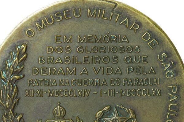MEDALHA AO HERÓICO PAULISTA MUSEU MILITAR DE SÃO PAULO - Imagem 3