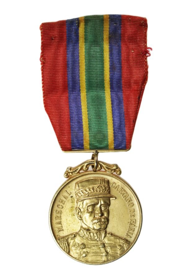 MEDALHA DO CENTENÁRIO DO MARECHAL CAETANO DE FARIA – DOURADA - Imagem 2