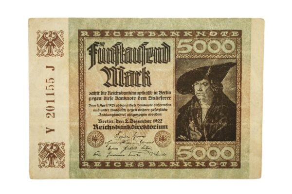 CÉDULA DE 5.000 DE MARCOS – 1922 - Imagem 2