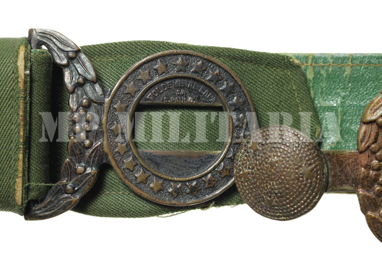 CINTO DE GABARDINE DO EXÉRCITO BRASILEIRO – ANOS 40 - Imagem 5