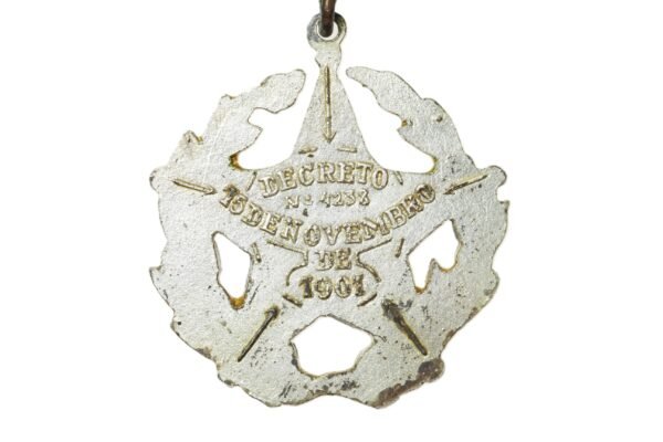 ANTIGA MEDALHA MILITAR DE 20 ANOS DE BONS SERVIÇOS • MODULO MENOR – ANOS 40 - Imagem 4