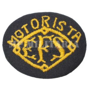 DISTINTIVO DA ESTRADA DE FERRO SOROCABANA EFS ∙ BORDADO AMARELO – MOTORISTA