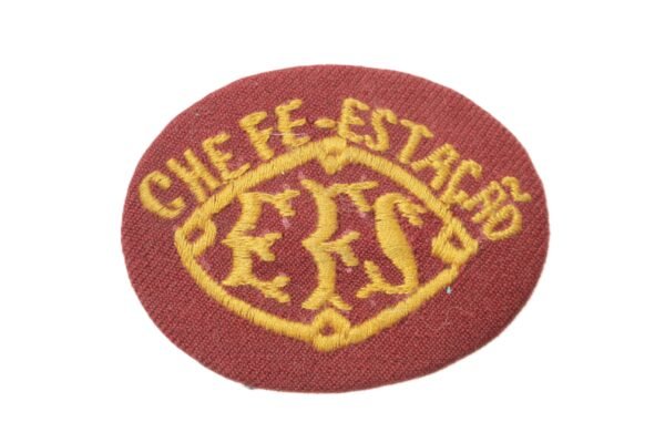 DISTINTIVO DA ESTRADA DE FERRO SOROCABANA EFS ∙ CHEFE DE ESTAÇÃO