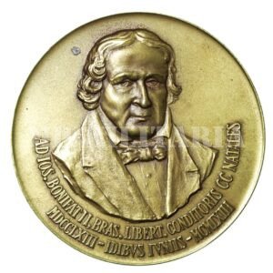 MEDALHA 200 ANOS DE JOSÉ BONIFACIO • CASA ONDE NASCEU, SANTOS – 1963