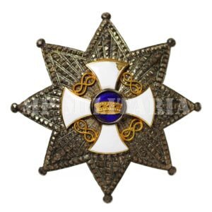 MEDALHA PLACA / BREAST STAR DA ORDEM DA COROA DA ITÁLIA ∙ ORDINE DELLA CORONO D´ITALIA – GRÃ-CRUZ