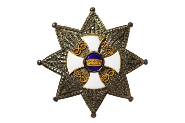 MEDALHA PLACA / BREAST STAR DA ORDEM DA COROA DA ITÁLIA ∙ ORDINE DELLA CORONO D´ITALIA – GRÃ-CRUZ