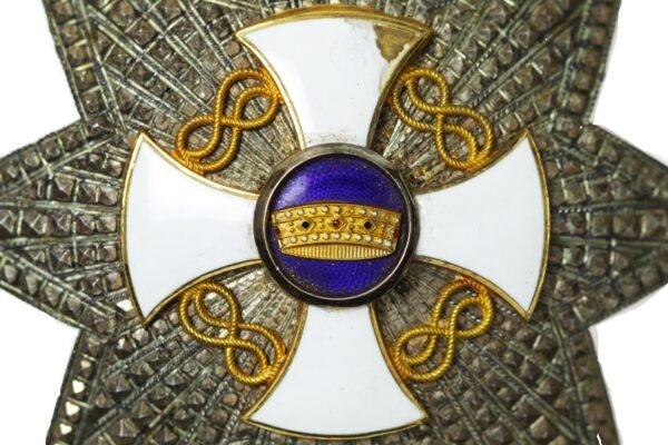 MEDALHA PLACA / BREAST STAR DA ORDEM DA COROA DA ITÁLIA ∙ ORDINE DELLA CORONO D´ITALIA – GRÃ-CRUZ - Imagem 2