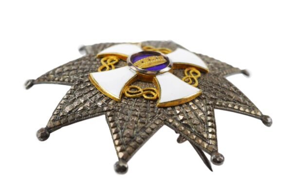 MEDALHA PLACA / BREAST STAR DA ORDEM DA COROA DA ITÁLIA ∙ ORDINE DELLA CORONO D´ITALIA – GRÃ-CRUZ - Imagem 3
