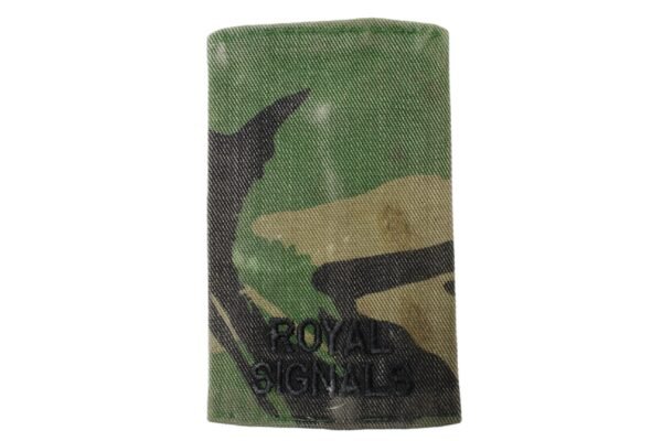 INSÍGNIA CAMUFLADA DE ROYAL SIGNALS DO EXÉRCITO BRITÂNICO