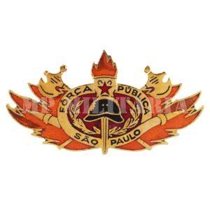 RARO DISTINTIVO DO CURSO DE BOMBEIROS ∙ OFICIAIS ∙FORÇA PÚBLICA SÃO PAULO – ANOS 60