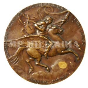 MEDALHA DA EXPOSIÇÃO INTERNACIONAL DAS INDÚSTRIAS E DO TRABALHO DE TORINO, PARA BRASILEIRO – 1911