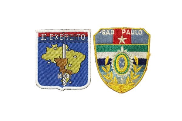 CONJUNTO DE ANTIGOS PATCHES DO II EXÉRCITO E CPOR DE SÃO PAULO – SOLAR DOS ANDRADAS – ANOS 70
