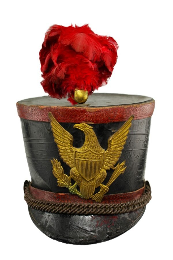 RARO SHAKO / BARRETINA DE INFANTARIA DO EXÉRCITO AMERICANO – SECULO XIX - Imagem 3