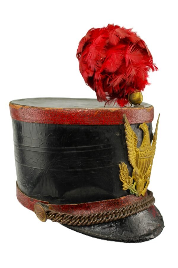 RARO SHAKO / BARRETINA DE INFANTARIA DO EXÉRCITO AMERICANO – SECULO XIX - Imagem 4