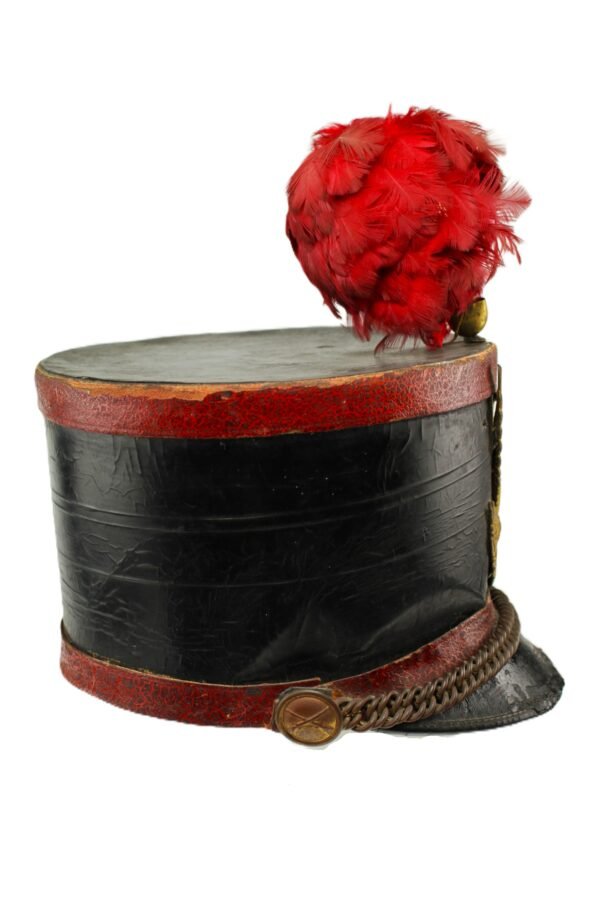 RARO SHAKO / BARRETINA DE INFANTARIA DO EXÉRCITO AMERICANO – SECULO XIX - Imagem 5