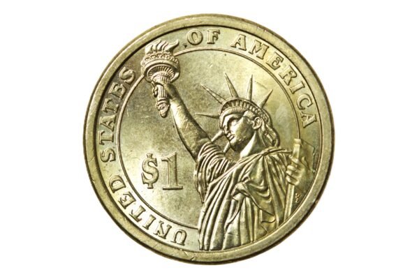 MOEDA COMEMORATIVA DE 1 US DOLLAR GEORGE WASHINGTON – 2007 - Imagem 2
