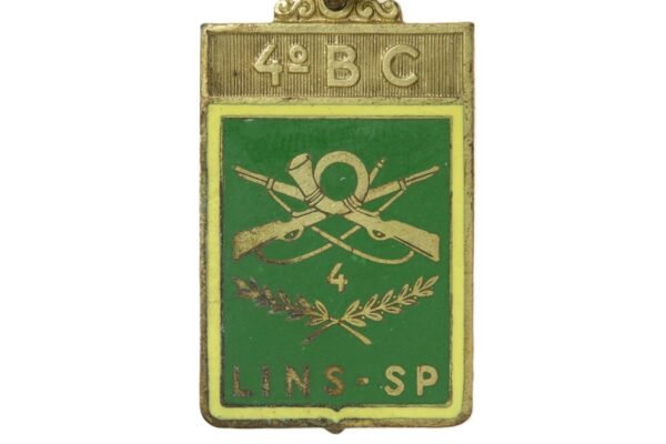 ANTIGO CHAVEIRO DO 4º BATALHÃO DE CAÇADORES DE LINS – EXÉRCITO BRASILEIRO - Imagem 3