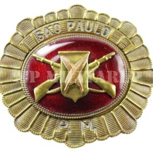 INSÍGNIA DE QUEPE DE SARGENTO DE ADMINISTRAÇÃO DA POLÍCIA MILITARIZADA DE SÃO PAULO – ANOS 50