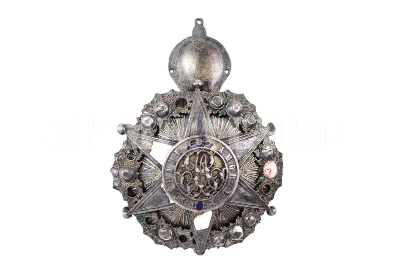MEDALHA / PLACA DA IMPERIAL ORDEM DA ROSA – GRAU COMENDADOR