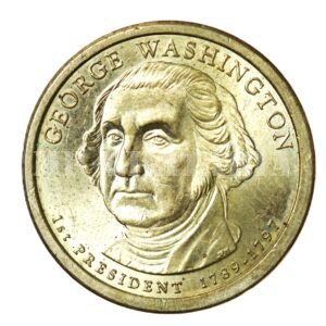 MOEDA COMEMORATIVA DE 1 US DOLLAR GEORGE WASHINGTON – 2007
