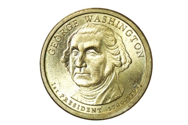 MOEDA COMEMORATIVA DE 1 US DOLLAR GEORGE WASHINGTON – 2007