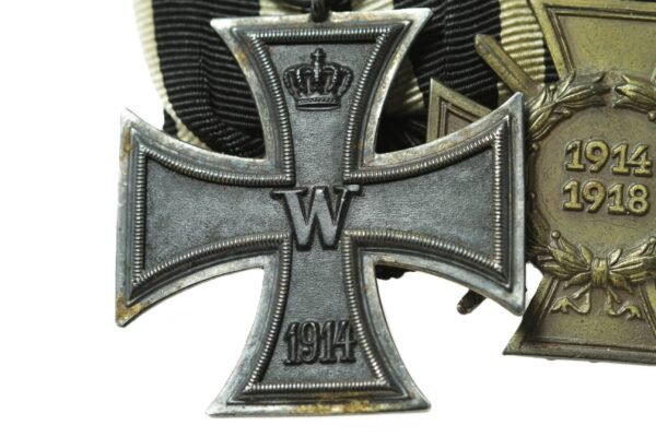 BARRETE PRUSSIANO DE MEDALHAS, COM CRUZ DE FERRO – I GUERRA - Imagem 4