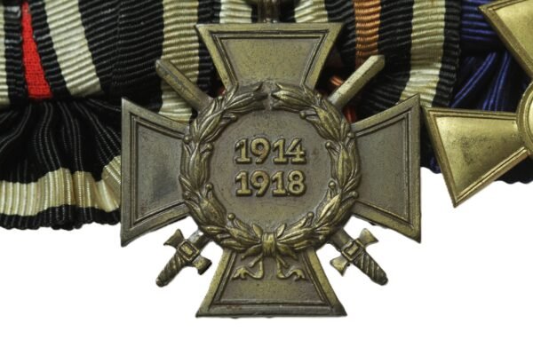 BARRETE PRUSSIANO DE MEDALHAS, COM CRUZ DE FERRO – I GUERRA - Imagem 7