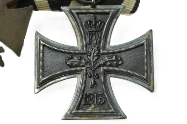 BARRETE PRUSSIANO DE MEDALHAS, COM CRUZ DE FERRO – I GUERRA - Imagem 6