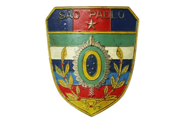 ANTIGO DISTINTIVO DE METAL DO CPOR DE SÃO PAULO – SOLAR DOS ANDRADAS