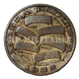 BADGE MOEDA PAULISTA ∙ REVOLUÇÃO DE 32 – NUMERADO 1484