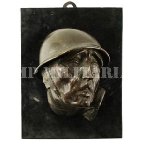 ESCULTURA DE BRONZE ASSINADO DE UM SOLDADO ITALIANO - I GUERRA