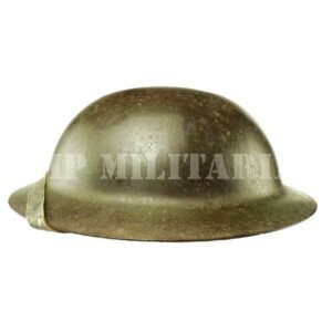 CAPACETE DE AÇO PAULISTA COMPLETO – MODELO INGLÊS – REVOLUÇÃO DE 1932