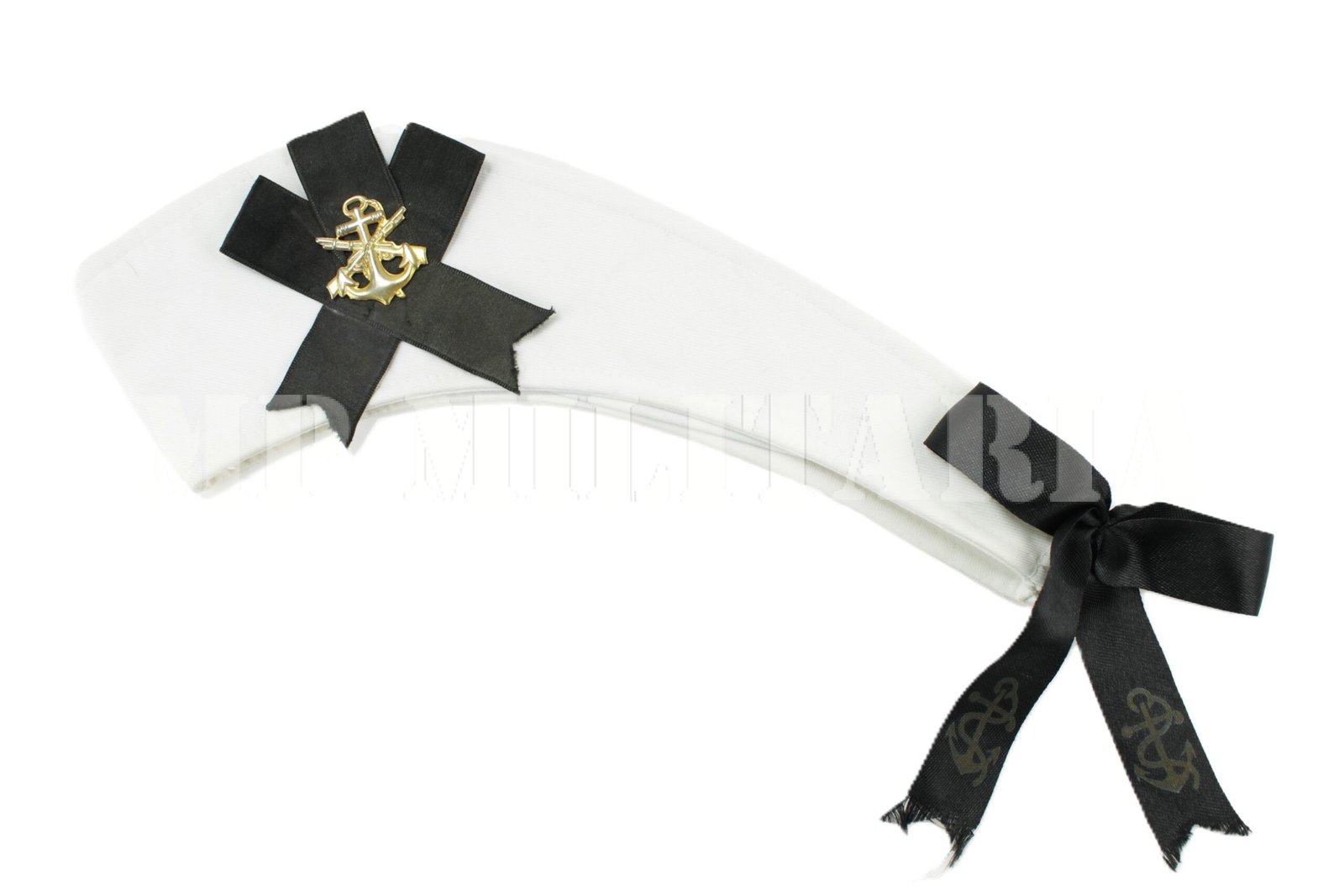 COBERTURA DE FUZILEIRO NAVAL BRASILEIRO BRANCA – MARINHA DO BRASIL - Imagem 2