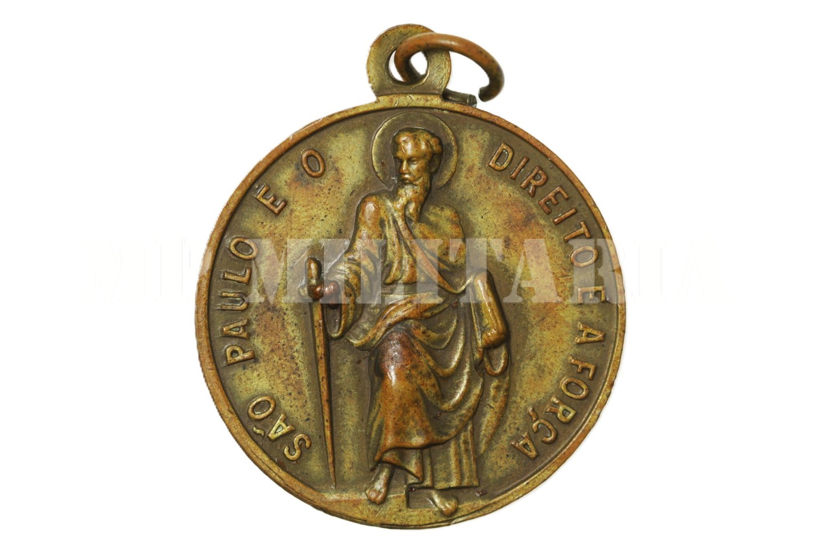 RARA MEDALHA PELA CONSTITUIÇÃO • 8º BCR, VOLUNTÁRIOS DA REGIÃO DE SANTOS – REVOLUÇÃO DE 1932 - Imagem 5