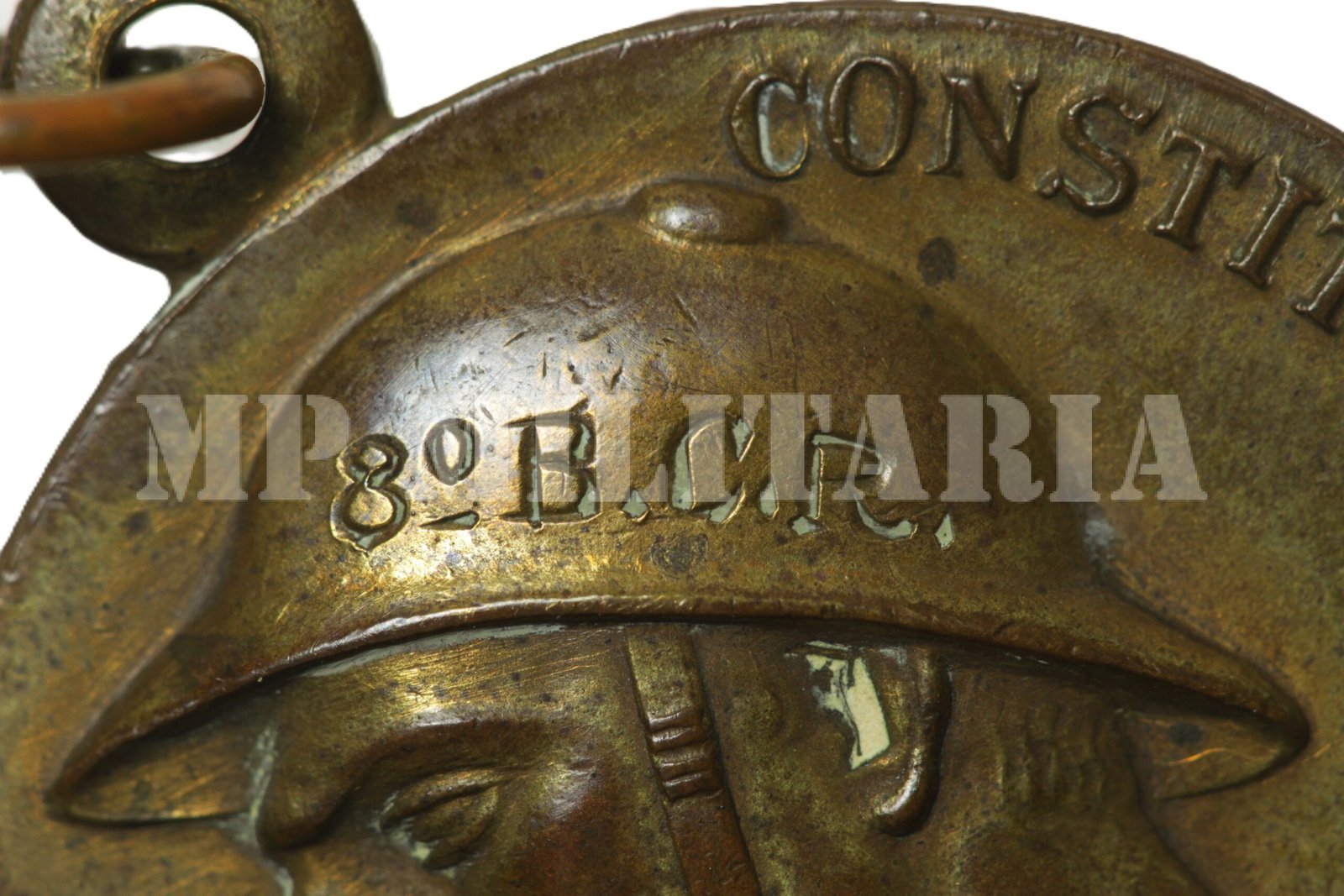 RARA MEDALHA PELA CONSTITUIÇÃO • 8º BCR, VOLUNTÁRIOS DA REGIÃO DE SANTOS – REVOLUÇÃO DE 1932 - Imagem 3