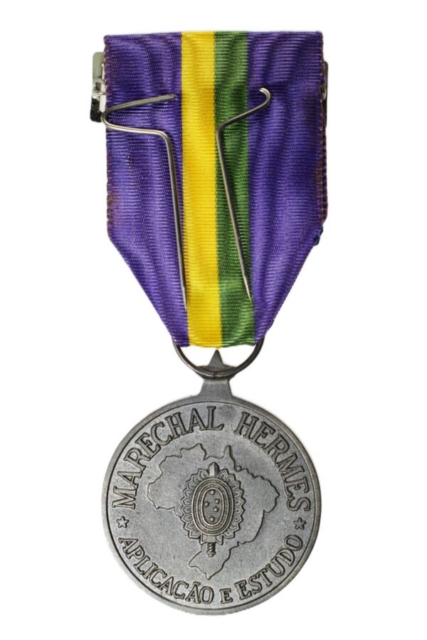MEDALHA MARECHAL HERMES APLICAÇÃO EM ESTUDO – GRAU PRATA COM 1 COROA - Imagem 5