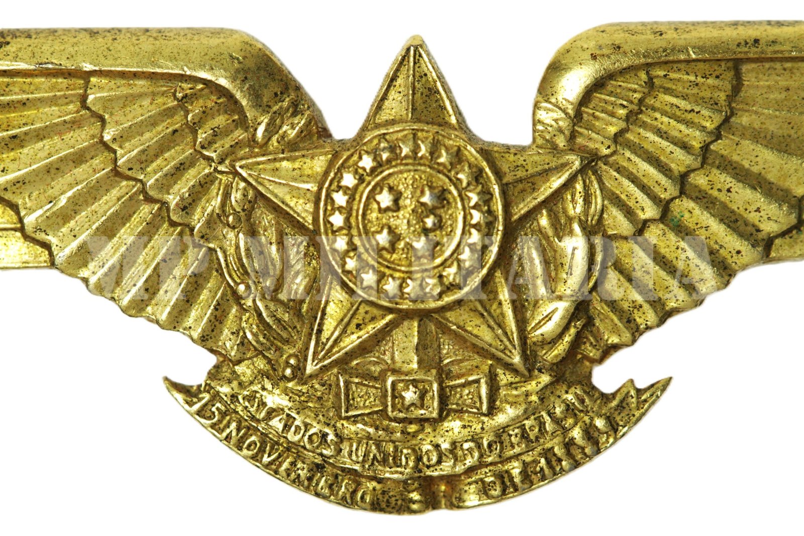 BREVET DE PILOTO DA FORÇA AÉREA BRASILEIRA EUB – MODELO ANTIGO - Imagem 3