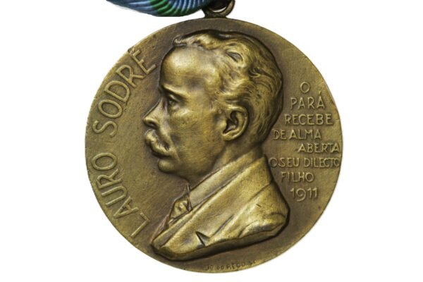 MEDALHA HOMENAGEM DO PARÁ A LAURO SODRÉ – 1911 - Imagem 3