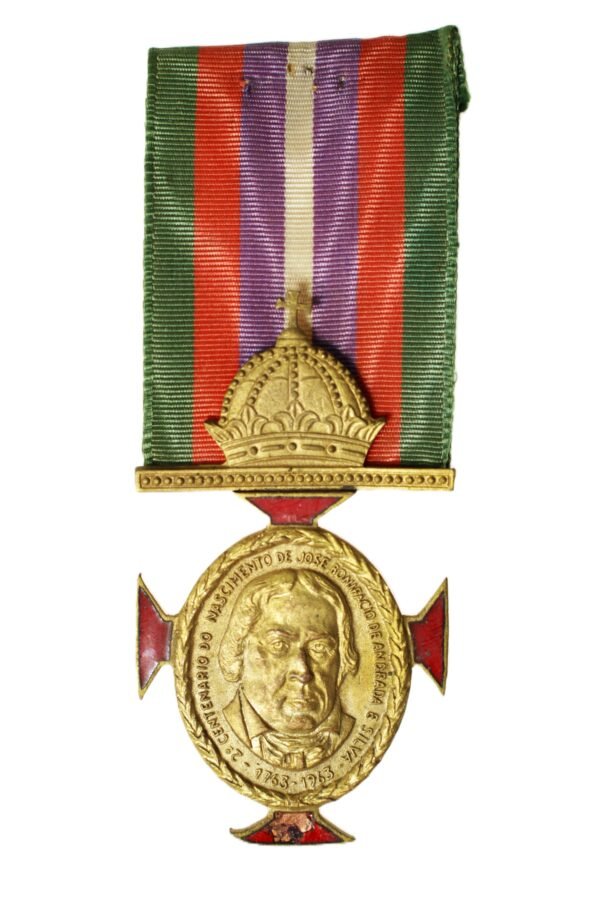 MEDALHA DO 2º CENTENÁRIO JOSÉ BONIFÁCIO - Imagem 2