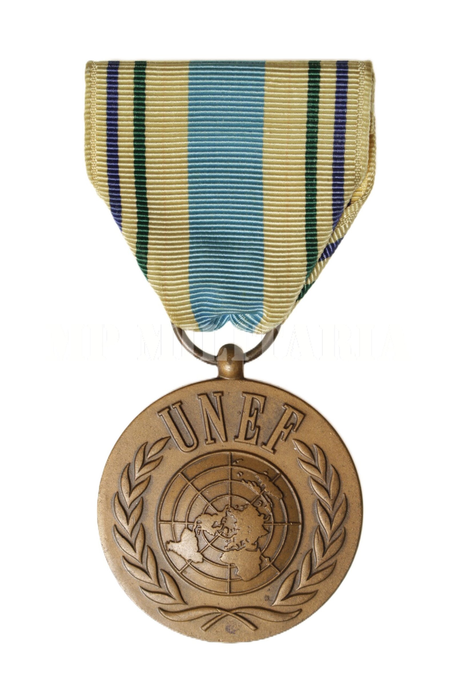 MEDALHA SERVIÇO DE PAZ DA ONU UNEF – SUEZ - Imagem 2