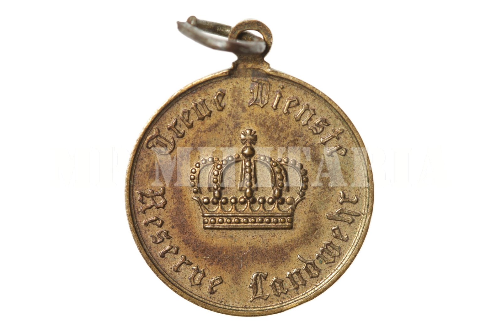 MINIATURA DA MEDALHA DE TEMPO DE SERVIÇO DA PRÚSSIA DE 2ª CLASSE – I GUERRA