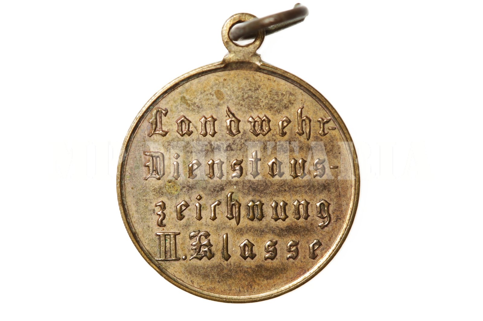 MINIATURA DA MEDALHA DE TEMPO DE SERVIÇO DA PRÚSSIA DE 2ª CLASSE – I GUERRA - Imagem 2