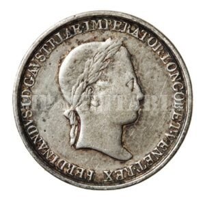 MEDALHA DA COROAÇÃO DE FERDINANDO I DA ÁUSTRIA – REI DA LOMBARDIA E VENÉCIA – 1838