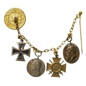 CHATELAINE DE QUATRO MEDALHAS DA ALEMANHA – I GUERRA